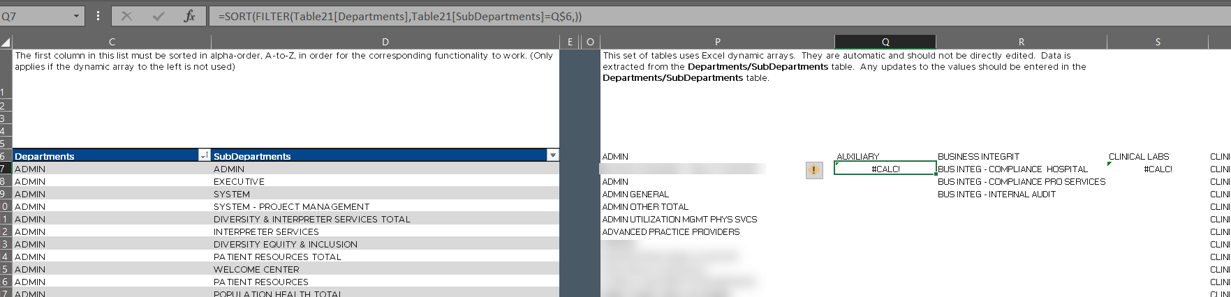 Empty Array #CALC Error Even Though Arrays Are Not Empty - Microsoft Q&A
