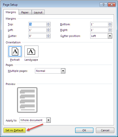 how to permanently change default word template - Microsoft Q&A