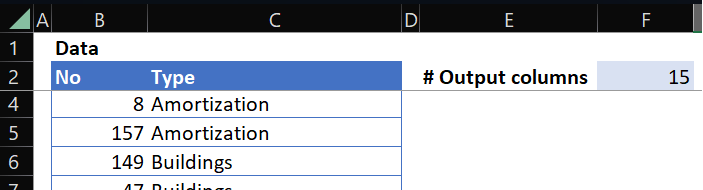 Transport 2 columns of data into a grid - Microsoft Q&A