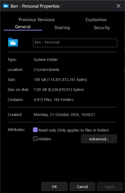 OneDrive downloads folder special icon not displaying - Microsoft Q&A