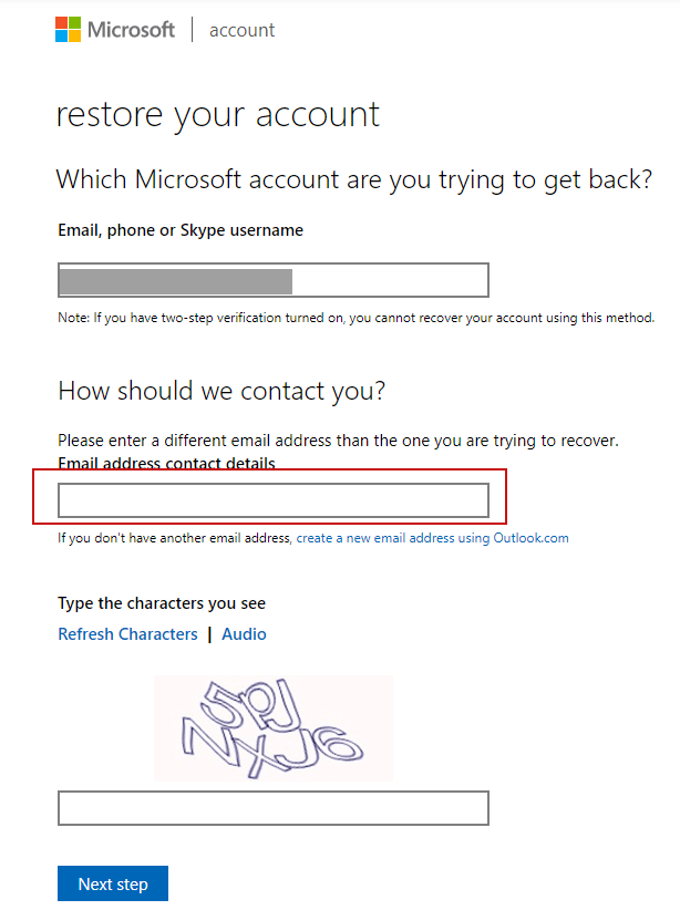 how to remove try another verification method - Microsoft Q&A