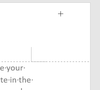 I am creating a Word Doc that will be 2 per sheet. I want to mark cut ...