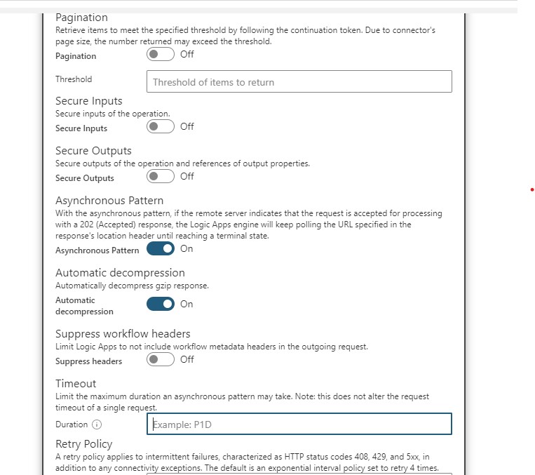 Http action fails with timeout in logic apps Microsoft Q&A