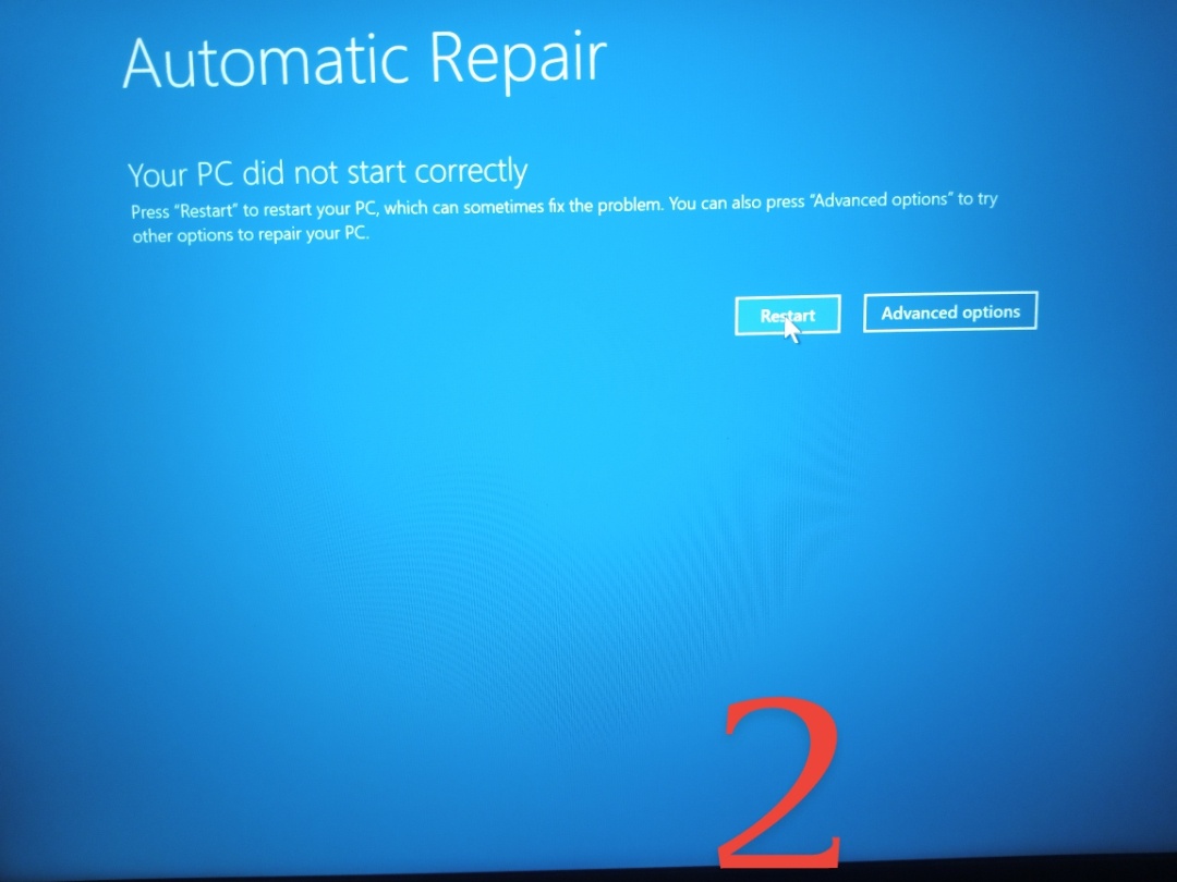 My bitlocker key is not working in blue screen, Whereas the BitLocker ...