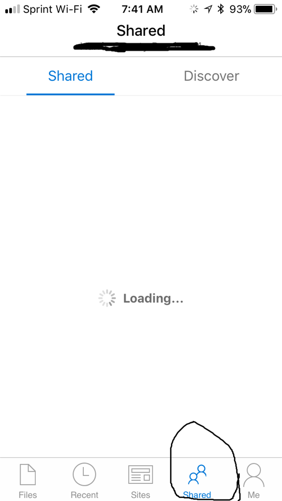 OneDrive app is crashing on iOS when you access the shared tab ...
