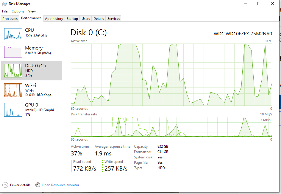 I need to fix this 100% disk error - Microsoft Q&A