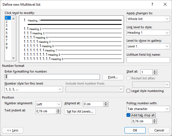 How Can I Increment Chapter Numbering That's Not Using Multi-Level List ...