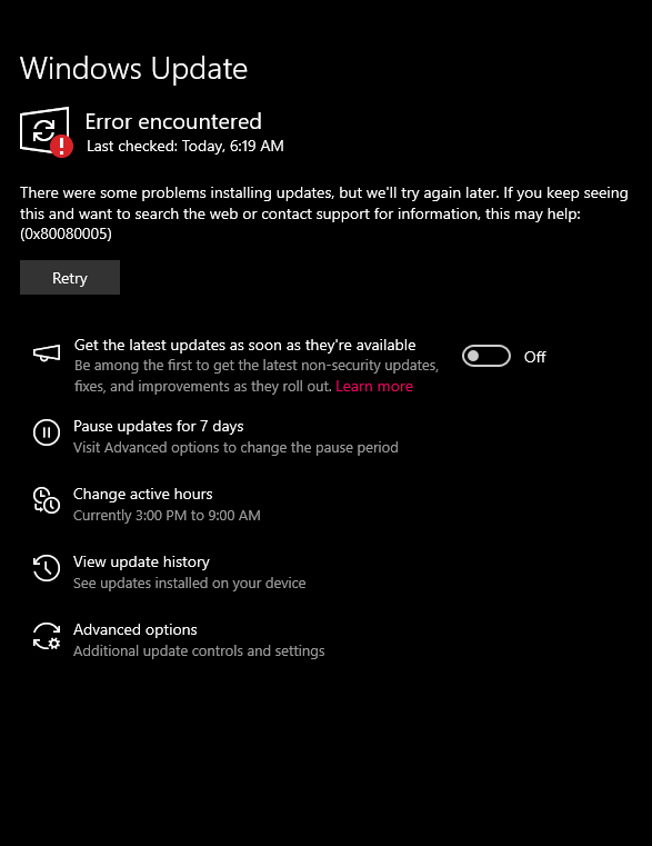 My Windows Update in Services is Stuck on 'Starting' - Microsoft Q&A