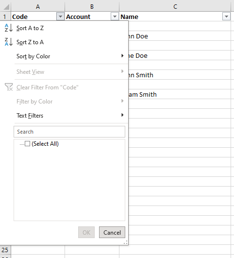 Delete blank rows using filter? - Microsoft Q&A