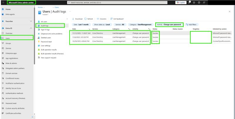 Why is one admin restricted on pw changes to one specific user ...