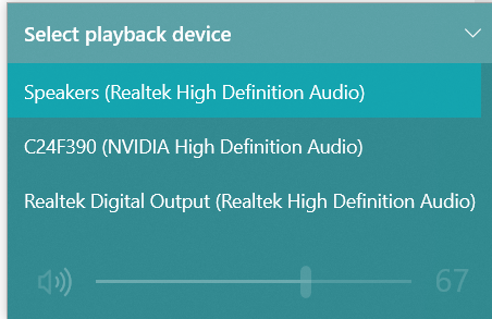 Audio Output Device - Microsoft Q&A