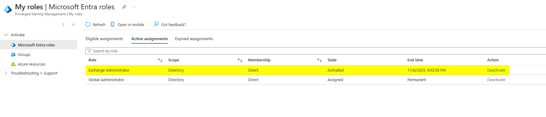 Automation script to enable PIM for Entra ID and M365 Roles - Microsoft Q&A