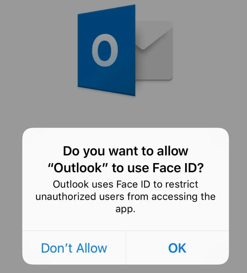 How and where user enable Face ID with outlook is available - Microsoft Q&A