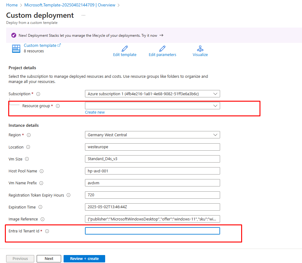 ARM template to automate AVD - Microsoft Q&A