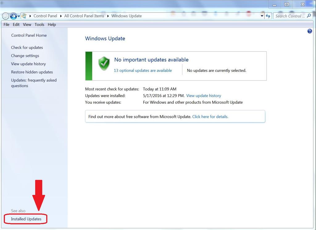 Grepping the Windows Update history - Microsoft Q&A