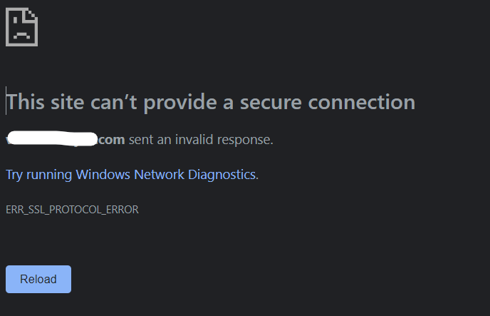 I can't access my newly created website. - Microsoft Q&A