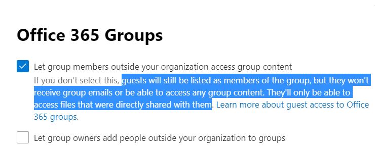MS Teams external guest access files - Microsoft Q&A