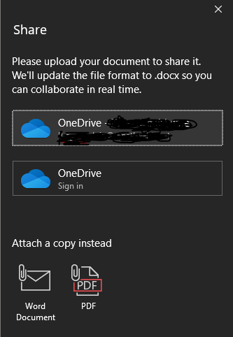 Sharing Options Missing - Microsoft Q&A