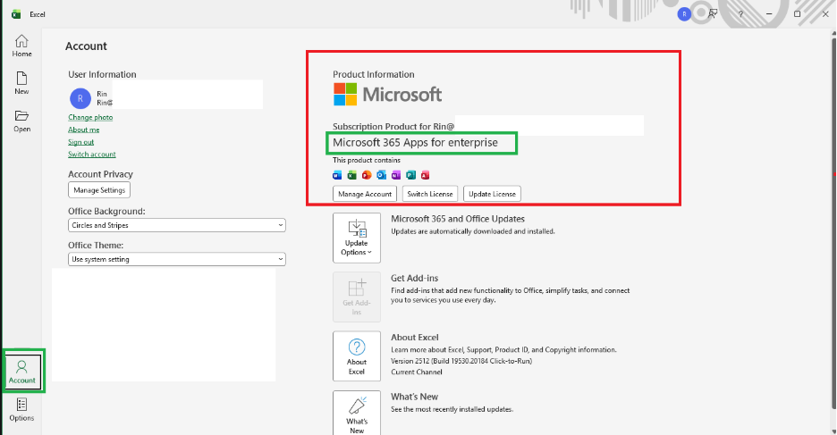 Excel 2016 MSO (Version 2508 Build 16.0.19127.20302) 32-bit - No