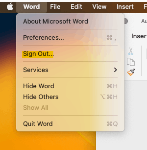 how can i sign out from office 365 - Microsoft Q&A