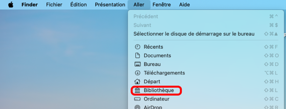 Menu Aller