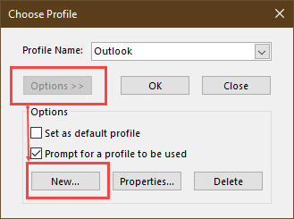 how do i get rid of the profile prompt? i can access my accounts ...