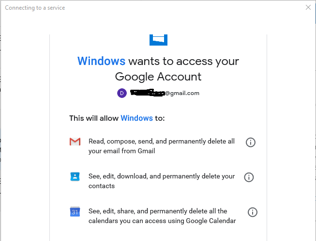 Google and Windows Signin - Microsoft Q&A