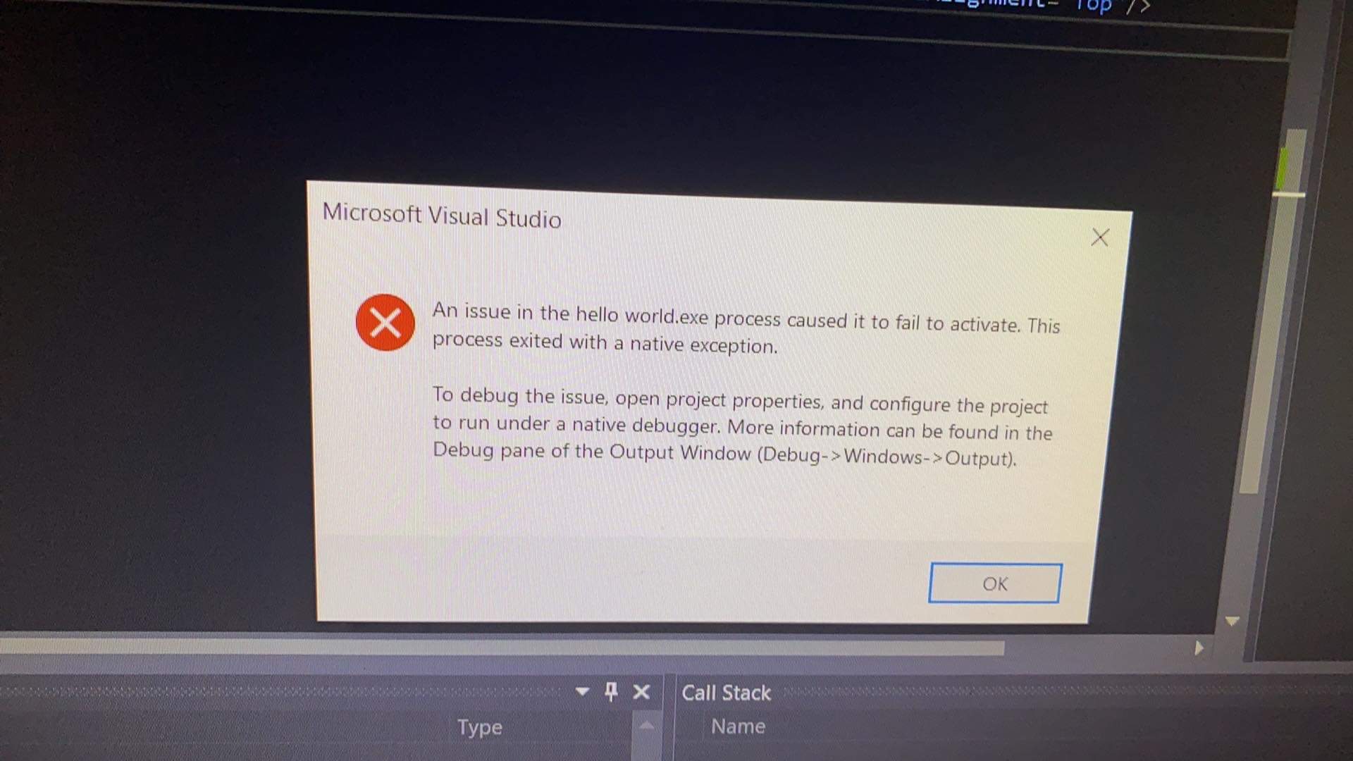 Visual Studio Exe File Activation Issue Microsoft Q A Visual Studio Exe File Activation Issue Microsoft Q A