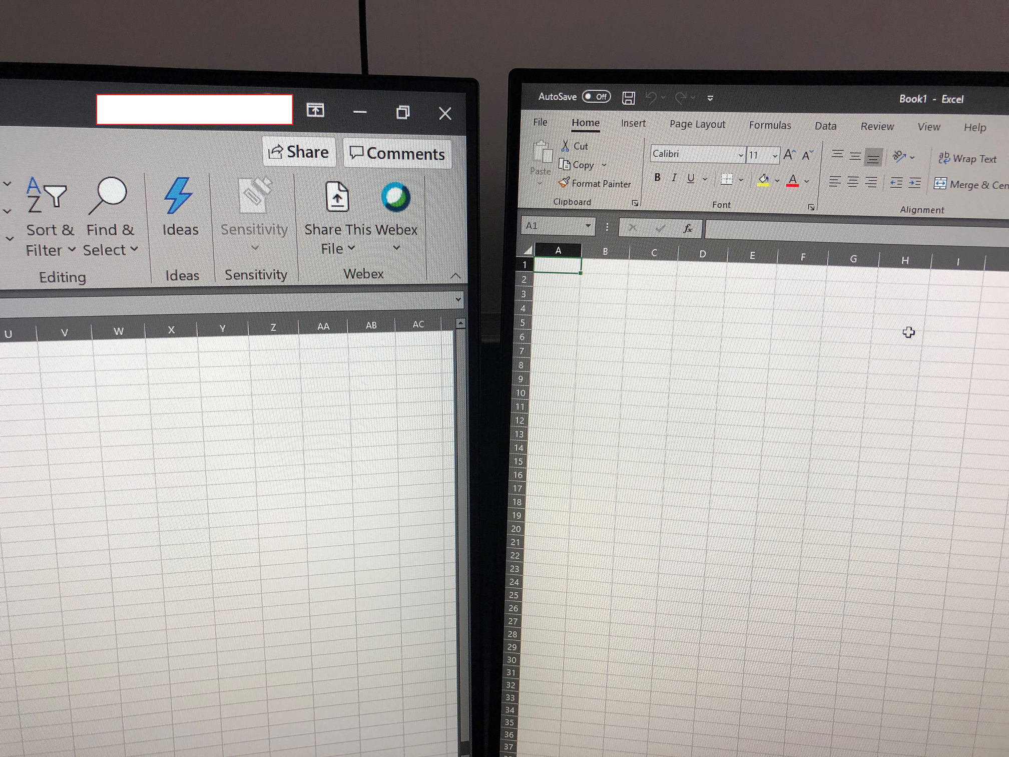 New Laptop- All MS Office 365 apps have HUGE text on ribbons, toolbar ...