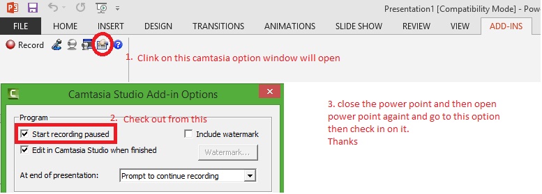 Powerpoint 2010 turns on webcam camera automatically, cannot turn off ...