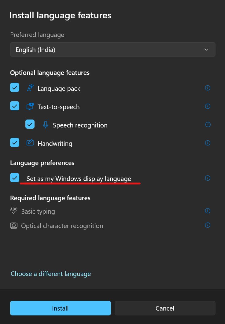 I can't remove additional keyboard layouts from the switch input method ...