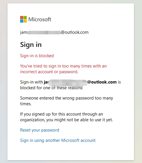 How to unlock my sign-in - Microsoft Q&A