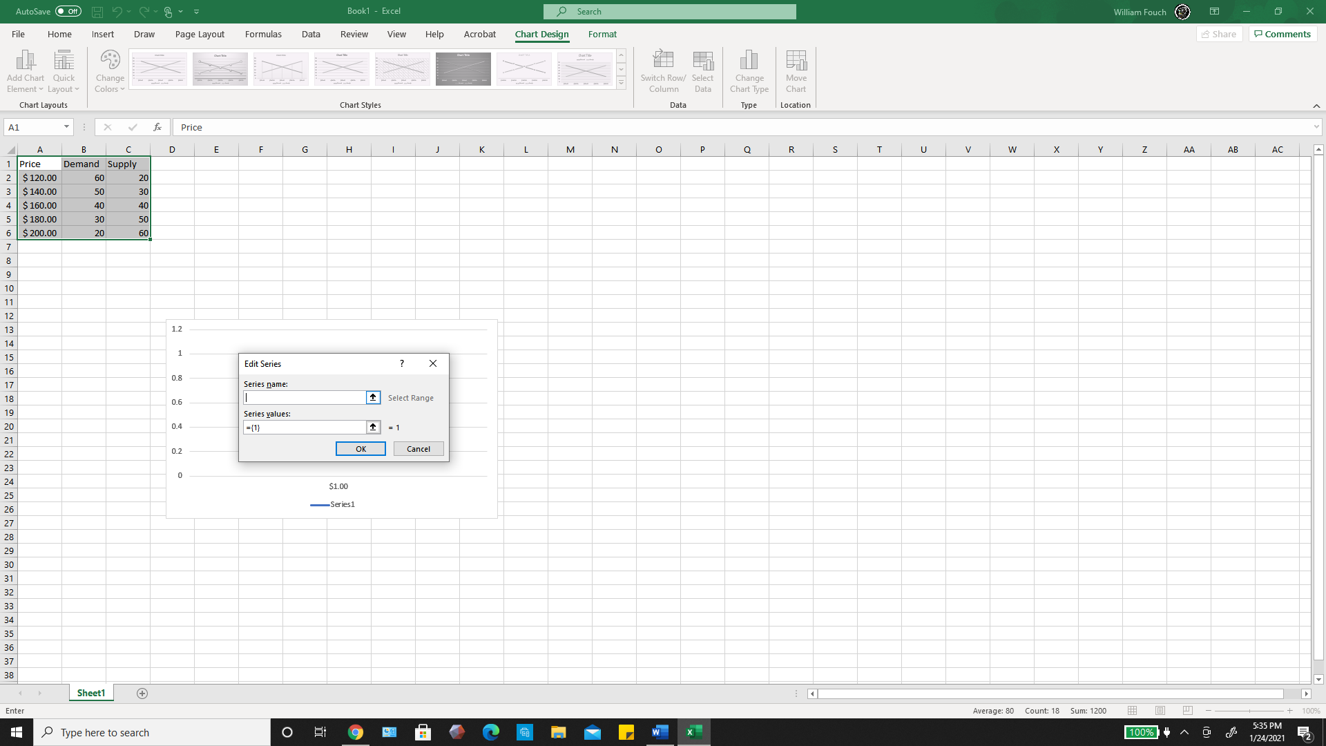 X and Y axis not editable? Option no showing when editing the data ...