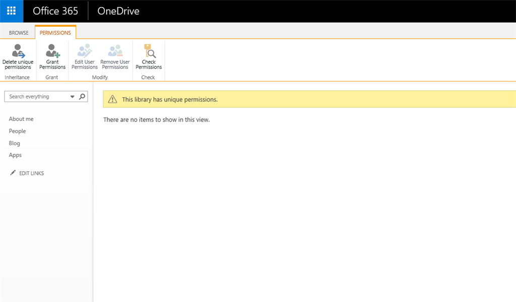 OneDrive for Business and Everyone except external users - Microsoft Q&A