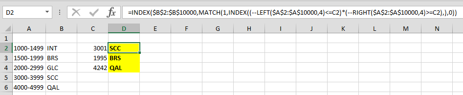 Formula for multiple values in a cell - Microsoft Q&A