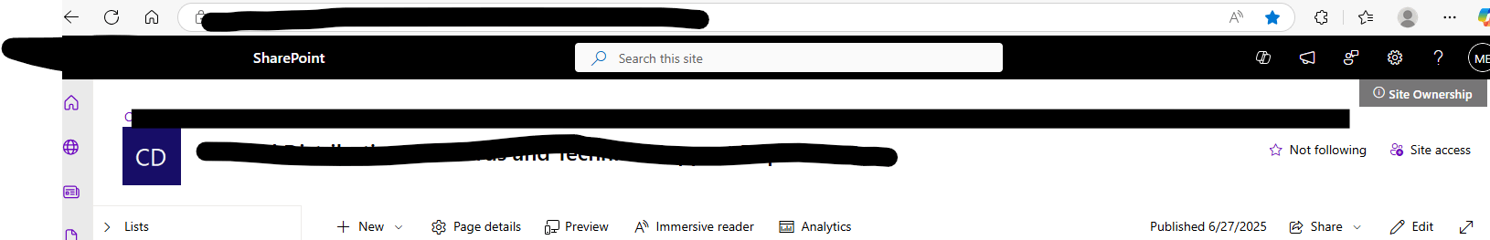 I need to get rid of the Edit Button in Sharepoint Online modern view ...