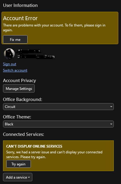 I keep getting signed out of my office apps - Microsoft Q&A