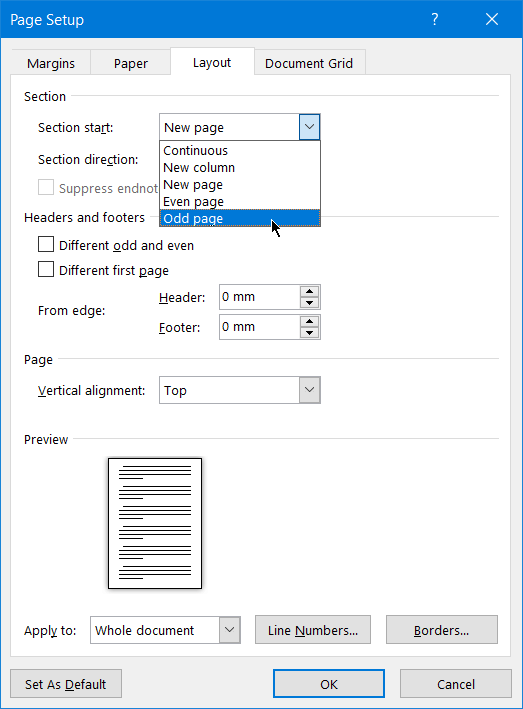 How eliminate unwanted blank page after TOC - Microsoft Q&A