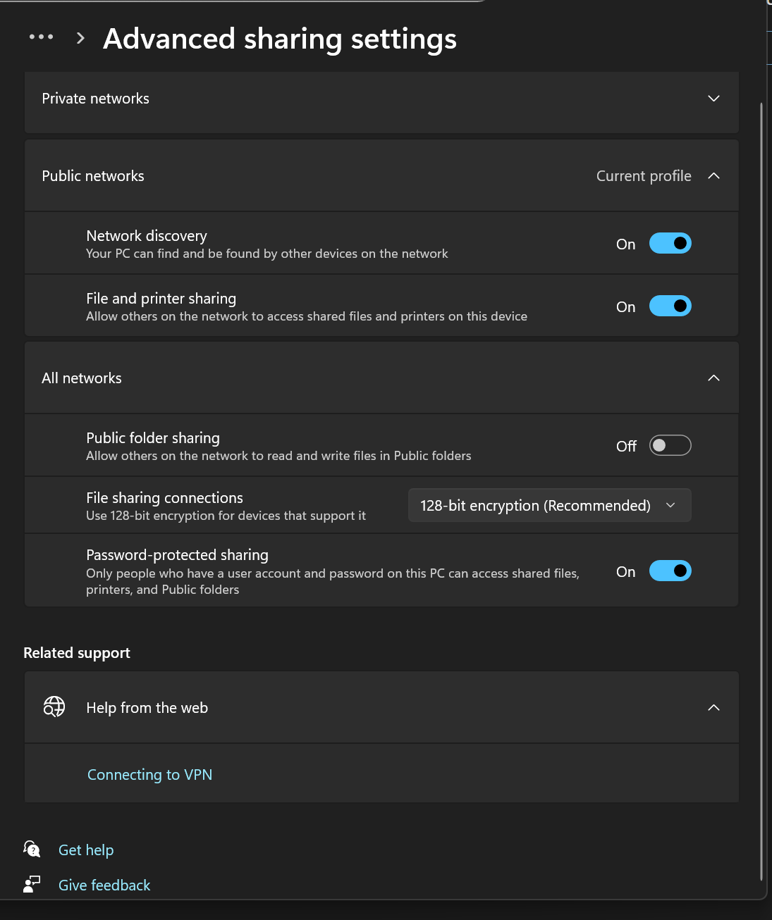 Can't access shared folders (W11 host and client) - Microsoft Q&A