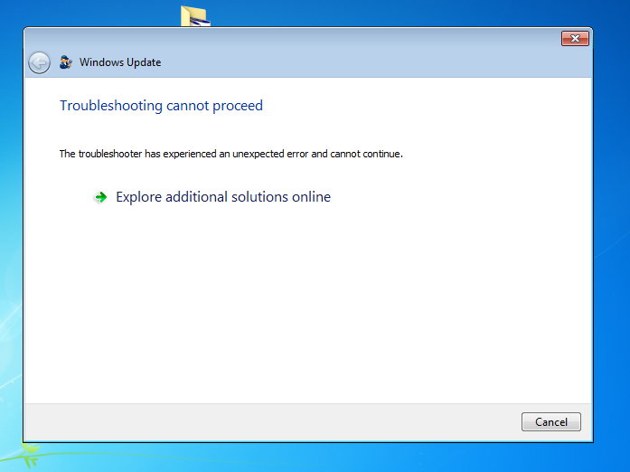Error when you download updates using Windows Update or Microsoft ...