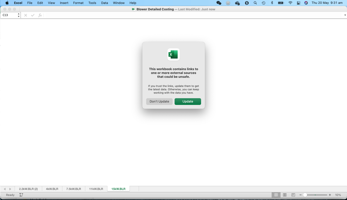 Popup boxes: "Cant Open File" and "Cant access file" only to open after ...
