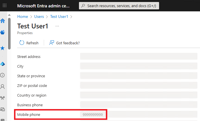 I am unable to remove some users' mobile phones from Azure. - Microsoft Q&A