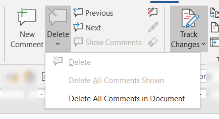 Permanently accept all changes and comments - Microsoft Q&A