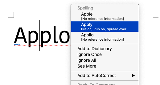 Spelling Check Suggestions - Not Working when I right-click or control ...