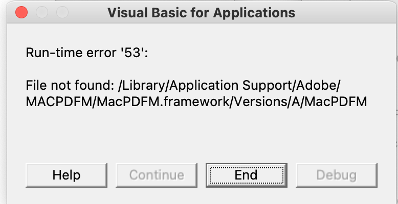 Word Error 53 on Mac Ventura post upgrade - Microsoft Q&A