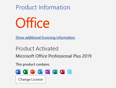 Office 2019 product information - Microsoft Q&A