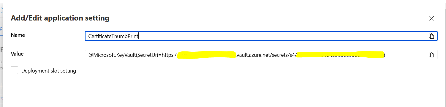why i got an error-like icon when i define the Azure Function's ...
