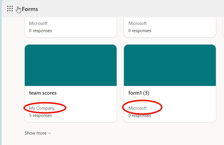 Not able to get responses from MSFORMS in Excel url - Microsoft Q&A