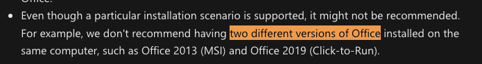 Office 2016 activation with Office 365 - Microsoft Q&A