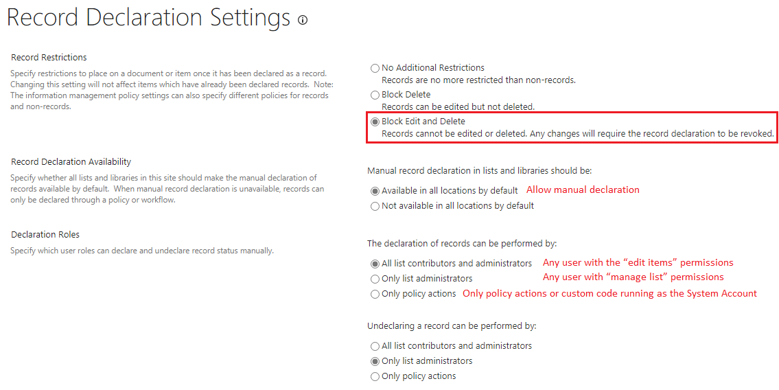 Records still editable when "Block Edit and Delete" is selected in ...